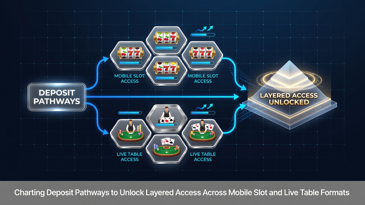 Darstellung mobiler Transaktionsflüsse und Belohnungsketten in Slots sowie Live-Tischen