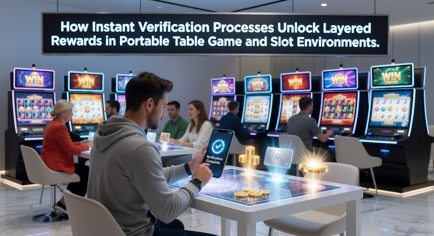 Integration von Verifizierung und Belohnungen in mobilen Slot-Spielen