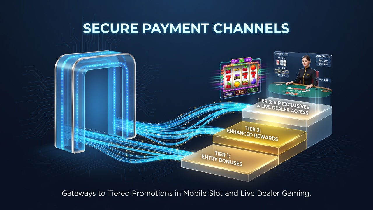 Gestaffelte Promotionen und mobile Live-Dealer-Sessions mit sicheren Zahlungswegen