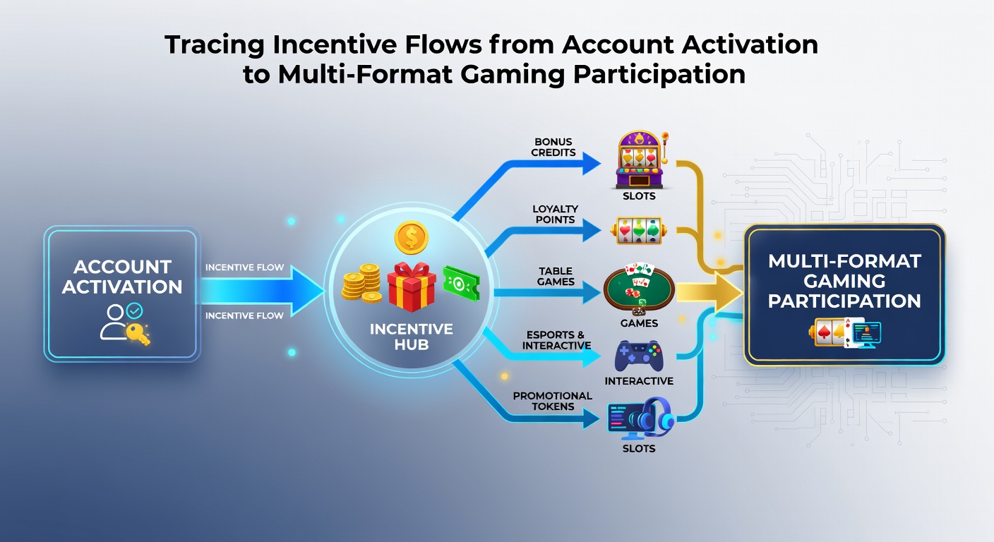 Darstellung der Kontoaktivierung und erster Anreizflüsse in mobilen Gaming-Plattformen